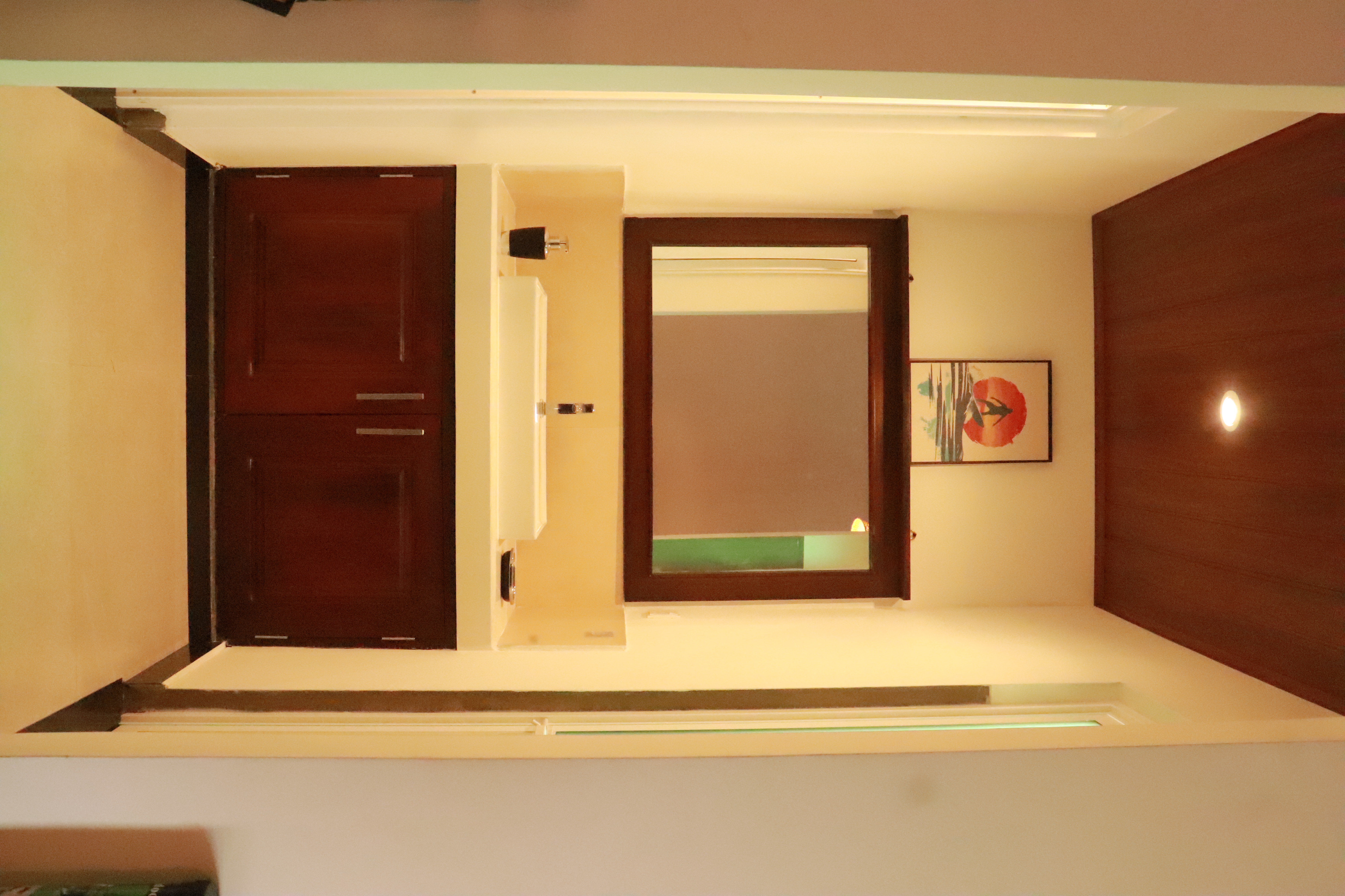 Interior room and door view