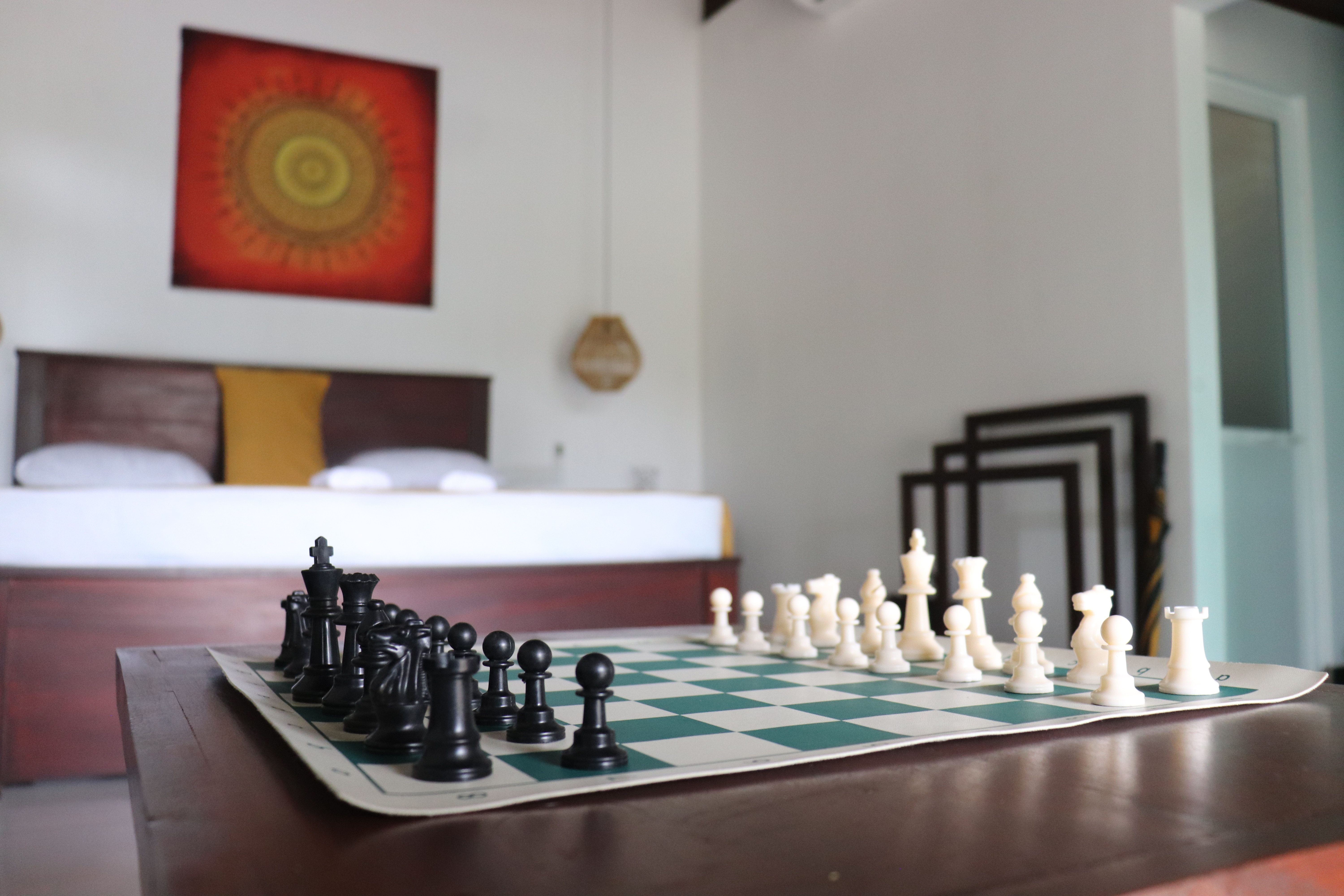 Smart TV inside the villa room